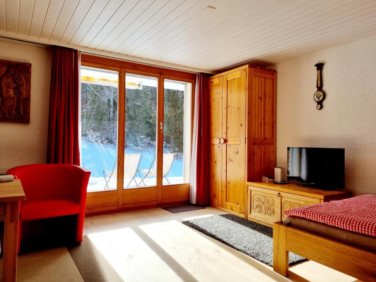 Mom - Alpine Boutique Apartments, Grindelwald Gletscher, Eiger View Terrace Studio Dış mekan fotoğraf