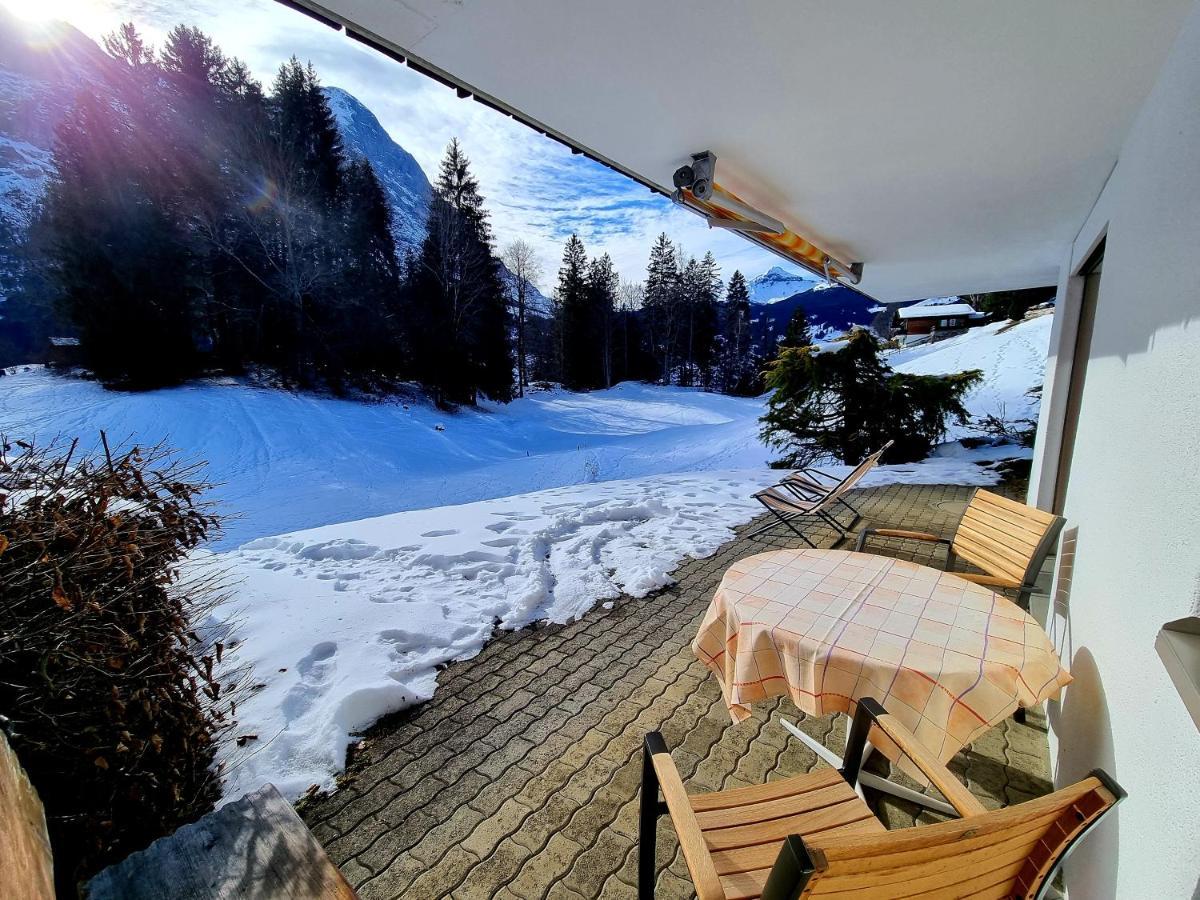Mom - Alpine Boutique Apartments, Grindelwald Gletscher, Eiger View Terrace Studio Dış mekan fotoğraf